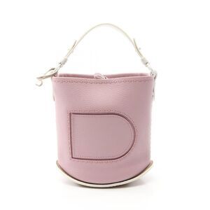 Delvaux Pin Mini Bucket Calf Leather Handbag